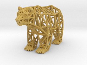 Grizzly Bear (adult) in Tan Fine Detail Plastic