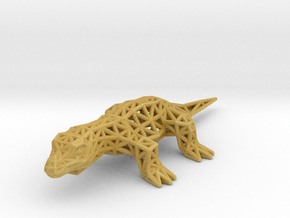 Nile Monitor (adult) in Tan Fine Detail Plastic
