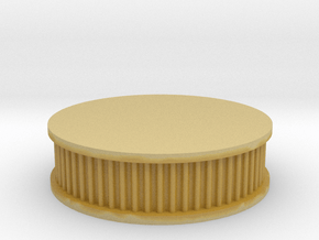 air filter round 1/10 in Tan Fine Detail Plastic