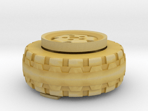 Legacy Jeep Spare Wheel in Tan Fine Detail Plastic