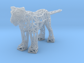 Lion (adult female) in Clear Ultra Fine Detail Plastic