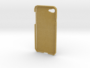 iPhone7 Case -Lattice 2 in Tan Fine Detail Plastic