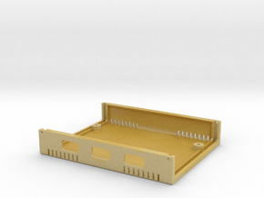 USB Sidecar for MiSTer Case B Shell (1/2) (v1.1) in Tan Fine Detail Plastic