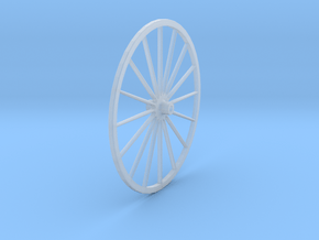 Wheel for Butterfly Gig in Clear Ultra Fine Detail Plastic