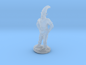 Gnome Mountaineer in Clear Ultra Fine Detail Plastic