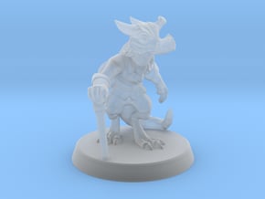 Kobold Bard in Clear Ultra Fine Detail Plastic