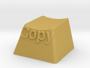 Copy keycap in Tan Fine Detail Plastic