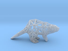 American Beaver (adult) in Clear Ultra Fine Detail Plastic
