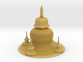 Pagoda in Tan Fine Detail Plastic
