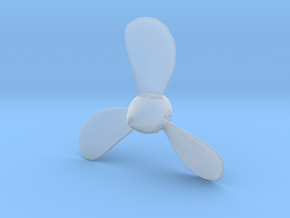 Titanic Starboard 3-Bladed Propeller - Scale 1:350 in Clear Ultra Fine Detail Plastic