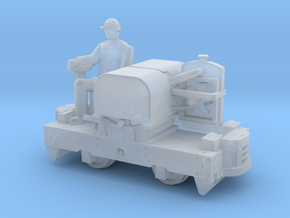 N scale Simplex with driver in Clear Ultra Fine Detail Plastic