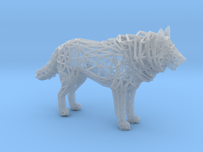 Wolf in Clear Ultra Fine Detail Plastic