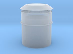 US Vent 18inch bucket 1-72scale in Clear Ultra Fine Detail Plastic