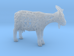 Goat in Clear Ultra Fine Detail Plastic