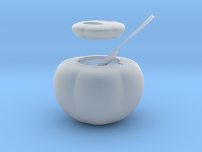 Sugar Bowl  in Clear Ultra Fine Detail Plastic