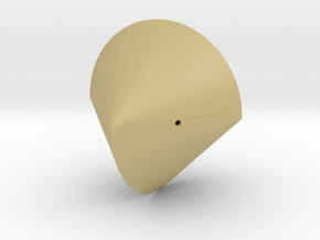 Sphericon 40mm in Tan Fine Detail Plastic