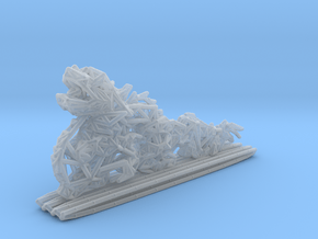 Dragon Statue in Clear Ultra Fine Detail Plastic