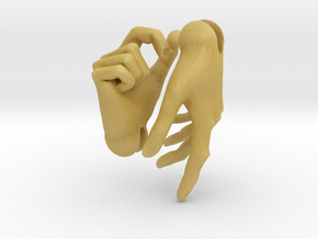 Human male hands for 'Storybook' BJD  in Tan Fine Detail Plastic