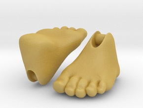 Human feet for 'Storybook' BJD in Tan Fine Detail Plastic