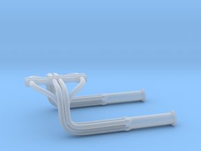 1:25 Custom Hot Rod Headers in Clear Ultra Fine Detail Plastic