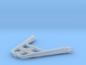 1:25 Custom Hot Rod Headers in Clear Ultra Fine Detail Plastic