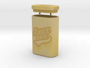 JUICE BOX  in Tan Fine Detail Plastic