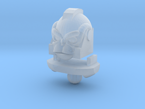 Monkey Bot Head in Clear Ultra Fine Detail Plastic