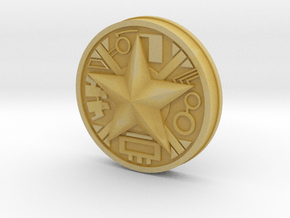 Zeo Ranger Legacy Power Coin in Tan Fine Detail Plastic