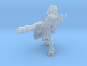 Miner Heavy machine cannon in Clear Ultra Fine Detail Plastic