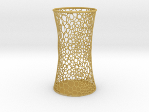Voronoi Penholder in Tan Fine Detail Plastic