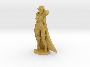 Dark Queen TOP DESIGN VARIANT w Cape! Mini - 40mm in Tan Fine Detail Plastic