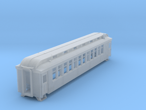 HOn3 D&RGW vestibule coach body in Clear Ultra Fine Detail Plastic