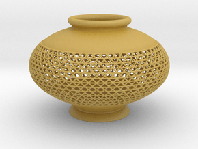 Vase 1005B in Tan Fine Detail Plastic