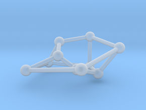 Möbius ladder M_10 in Clear Ultra Fine Detail Plastic