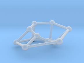 Möbius ladder M_12 in Clear Ultra Fine Detail Plastic