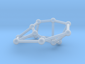 Möbius ladder M_14 in Clear Ultra Fine Detail Plastic