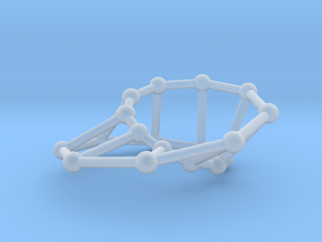 Möbius ladder M_18 in Clear Ultra Fine Detail Plastic