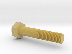 Schraube / Screw metric DIN 931 M10 x 50 in Tan Fine Detail Plastic
