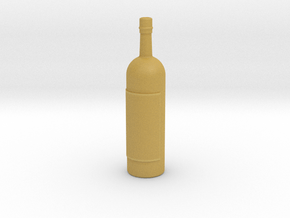 Wine Bottle 1:6 scale in Tan Fine Detail Plastic