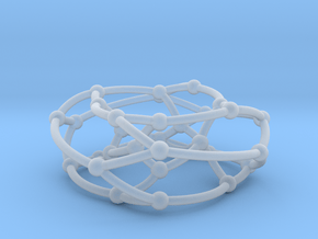 Dyck graph on torus in Clear Ultra Fine Detail Plastic