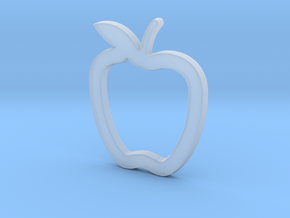 Weight Loss diet Apple Fruit Pendant for Women in Clear Ultra Fine Detail Plastic