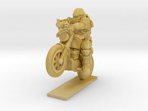 Motorcycle Assault in Tan Fine Detail Plastic