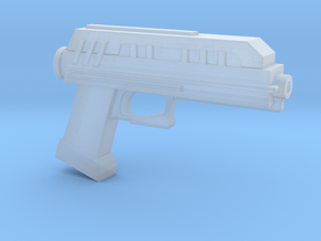 DC-17 Blaster pistol for 6" action figures in Clear Ultra Fine Detail Plastic