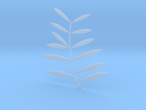 Olive tree branch in Clear Ultra Fine Detail Plastic