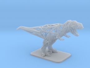 T-Rex Tyrannosaurus in Clear Ultra Fine Detail Plastic
