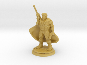 Gunslinger (28mm Scale Miniature) in Tan Fine Detail Plastic