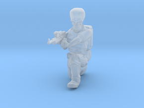 Alien Trooper (28mm Scale Miniature) in Clear Ultra Fine Detail Plastic