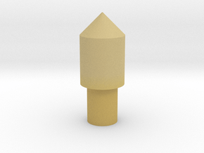 123 block peg 1 in Tan Fine Detail Plastic