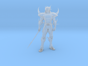 Dark Cecil from Final Fantasy IV in Clear Ultra Fine Detail Plastic