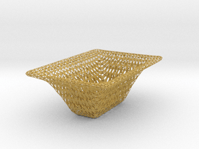 Basket stylized in Tan Fine Detail Plastic